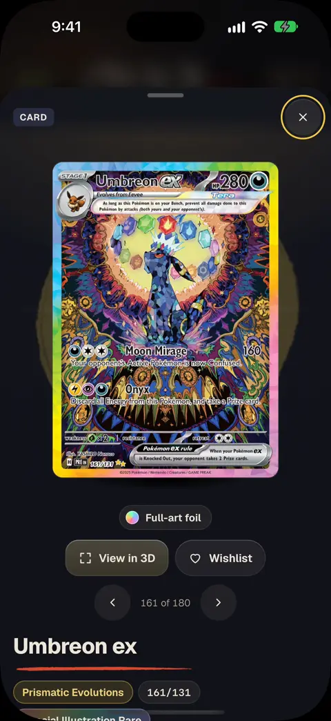 TCGplayer and Cardmarket prices for the same card